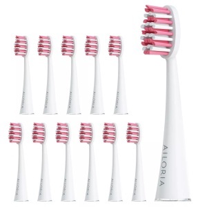 Ailoria, Ailoria - 12er Set Bürstenaufsätze Shine Bright - Weiss, 