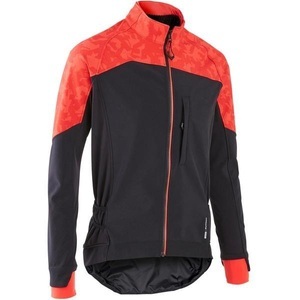 ROCKRIDER, Fahrradjacke Trekking Mtb St 500 Herren Rot/schwarz Herren Rot 38/S, 