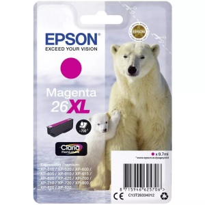 Epson, Epson C13T26334010 - Tintenpatrone, Epson Tintenpatrone, rot, T263340, (700 Seiten)