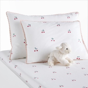 LA REDOUTE INTERIEURS, Kopfkissenbezug Griotte für Babys, Bio-Baumwolle, La Redoute Intérieurs - Kopfkissenbezug Griotte für Babys, 40 x 60 cm, Beige