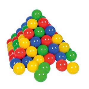Knorrtoys, knorr® toys Bälle Set 6 cm - 100 Stück im Netz - bunt, Knorrtoys 56789 - Ballset 100 bunte Plastikbälle für Bällebad, 6 cm Durchmesser, im Netz