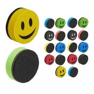 B2X, B2X - Runder Whiteboard-Schwamm im 20er-Set, B2X - Runder Whiteboard-Schwamm im 20er-Set