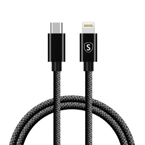 B2X, B2X - USB-C-auf-Lightning-Kabel 20 W, 1 m ? Schwarz, 1,5 Meter