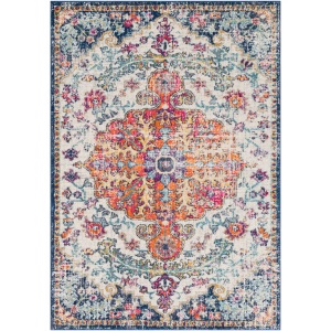 Surya, Surya Teppich »Traditional«, rechteckig, Shabby Chic Effekt; Höhe: 12 mm, Surya Teppich »MUNICH«, rechteckig, 12 mm Höhe, Boho Kurzflor Orientteppich, Wohnzimmer, Schlafzimmer