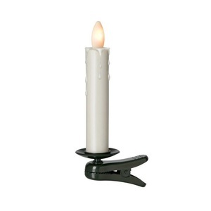 Sompex, LED-Baumkerze Shine, elfenbein, kabellos, 5er-Set, 