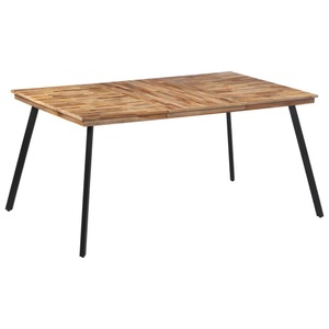 vidaXL, vidaXL Esstisch 169x98,5x76 cm Massivholz Teak, vidaXL Esstisch 169x98,5x76 cm Massivholz Teak