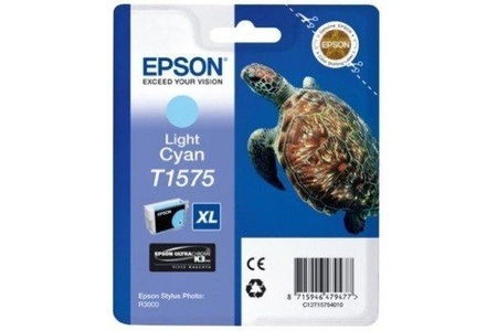 Epson, Original Tintenpatrone light cyan Epson T157540, Epson Tintenpatrone, hell-blau, C13T15754010, (26 ml)