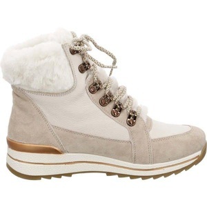 ARA, Schnürstiefelette Ara Beige, Schnürstiefelette mit kuscheligem Felleinsatz Ara Beige
