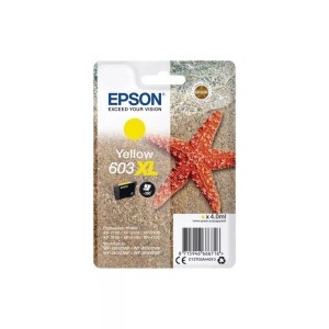 Epson, Epson SINGLEPACK YELLOW 603XL INK ., Epson Tintenpatrone, gelb, T03A44010, (350 Seiten)