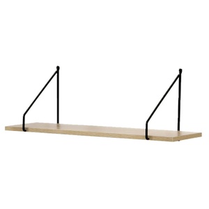 Casâme, Wandregal im Industrial-Stil Wandregal im Industrial-Stil, Calicosy - Wandregal 60 cm im Industrial-Stil, One Size, Eiche