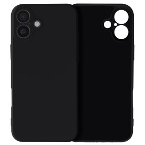 Avizar, Avizar - Weiche Hülle iPhone 16 Schwarz, Schwarz, Avizar - Weiche Hülle iPhone 16 Schwarz, Schwarz