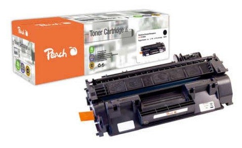 Peach, Peach Tonermodul schwarz kompatibel zu HP CF280A, Peach HP 80 ABK Toner bk ersetzt HP No. 80A BK, CF280A für z.B. HP LaserJet Pro 400 MFP M 425 dn, HP LaserJet Pro 400 M 401 a