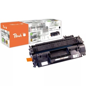 Peach, Peach Tonermodul schwarz kompatibel zu HP CF280A, Peach HP 80 ABK Toner bk ersetzt HP No. 80A BK, CF280A für z.B. HP LaserJet Pro 400 MFP M 425 dn, HP LaserJet Pro 400 M 401 a