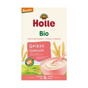 Holle, Holle Bio Anrühr-Brei Griess 4+ Monate, Holle Babybrei Griess Bio (250g)