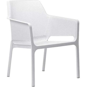 Nardi, Nardi - Net Relax - White, Gartensessel Net weiss hoch