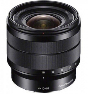 Sony, Sony Aps-C 10-18mm F/4 OSS Objektiv, Sony - E-Mount APSC 10-18mm F4, Schwarz, One Size