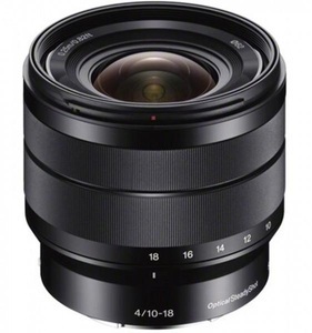 Sony, Sony Aps-C 10-18mm F/4 OSS Objektiv, Sony - E-Mount APSC 10-18mm F4, Schwarz, One Size