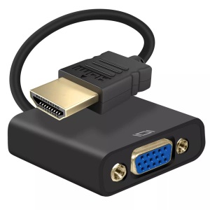 Avizar, HDMI auf VGA Buchse Adapter, Avizar - HDMI auf VGA Buchse Adapter Schwarz, One Size