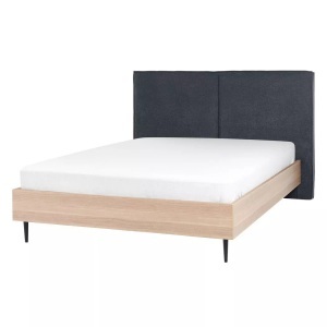 Beliani, Bett mit Lattenrost aus Polyester Modern IZERNORE Bett mit Lattenrost aus Polyester Modern IZERNORE