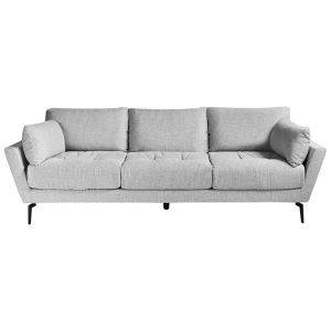 Beliani, Beliani - Sofa aus Polyester Minimalistisch NENOLA, One Size, Taubengrau, Beliani - Sofa aus Stoff Modern NENOLA, One Size, Taubengrau