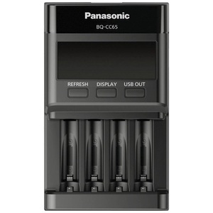 Panasonic, Panasonic BQ-CC65E Rundzellen-Ladegerät NiMH Micro (AAA), Mignon (AA), Panasonic Ladegerät Eneloop LCD Charger