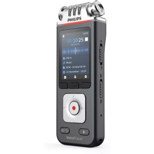 Philips, Philips Digital Voice Tracer, 8GB, Video Kit, Philips VoiceTracer Dvt7110 - Aufnahmegerät (Anthrazit/Chrom)