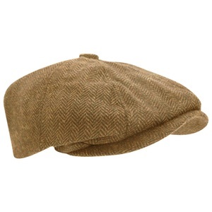 Universal Textiles, Schirmmütze Mit Hahnentrittmuster Herren Beige 59cm, Universal Textiles - Schirmmütze mit Hahnentrittmuster, für Herren, Beige, Größe 59cm