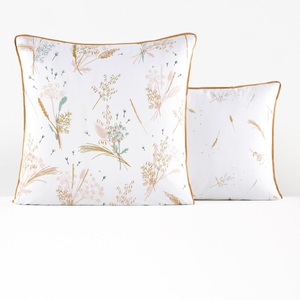 LA REDOUTE INTERIEURS, Kopfkissenbezug Graminée aus Baumwolle Kopfkissenbezug Graminée aus Baumwolle, La Redoute Intérieurs - Kopfkissenbezug Graminée aus Baumwolle, 63X63CM, Beige