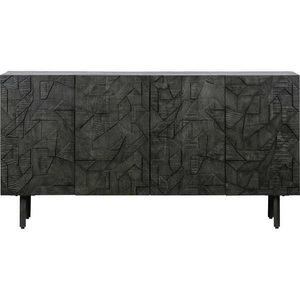 mutoni living, Sideboard Counter Holz schwarz, Sideboard Counter Holz schwarz