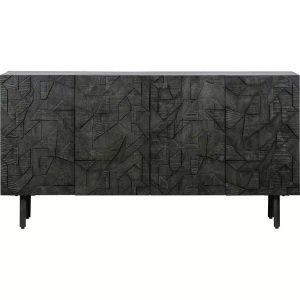 mutoni living, Sideboard Counter Holz schwarz, Sideboard Counter Holz schwarz
