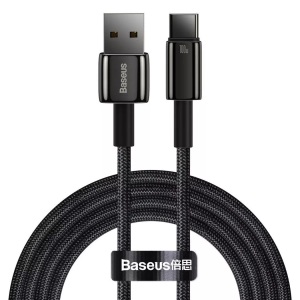 Baseus, Baseus, USB Kabel, Baseus USB-A to USB-C 2m Black , Produkte & Wohnen