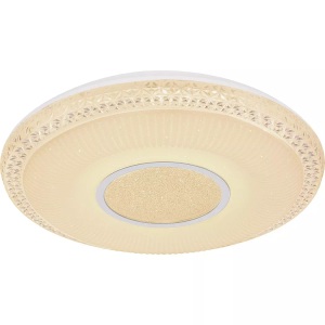 CONFORAMA, Deckenlampe LED mehrfarbig x 50 IMPERIAL Weiss 40 w pro, LED-Deckenleuchte Klemens, rund, dimmbar, RGBW
