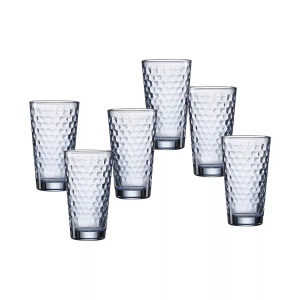 RITZENHOFF & BREKER, Ritzenhoff & Breker Longdrinkglas »Favo, 6-teilig«, (Set, 6 tlg.), 350 ml, Ritzenhoff & Breker Longdrinkglas »Favo 6 Stück«