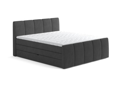 DREAMEA, Boxspringbett mit Bettkasten VERONE Boxspringbett mit Bettkasten VERONE, 