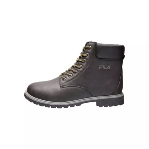 FILA, Trekkingschuhe Maverick Mid Wmn Unisex Schwarz 36, Fila Schnürboots »MAVERICK mid wmn«, Winterstiefel, Schnürstiefel, Winterschuhe