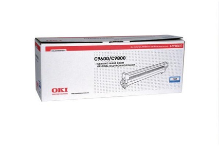 OKI, Bildtrommel Cyan 42918107, Oki Fotoleitereinheit, blau, 42918107, (30`000 Seiten)