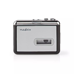 Nedis, Kassettenkonverter | Tragbar | Verbindungsausgabe: 1x 3,5 Mm 1x Mini Usb | Zubehör: Usb -kabel | Batteriebetriebener Usb -stromversorgung Unisex