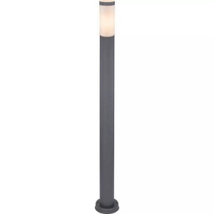 mutoni light, Aussenleuchte Boston Edelstahl anthrazit 1xE27, Wegeleuchte Boston, Höhe 110 cm