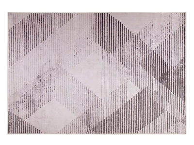 Beliani, Beliani Teppich schwarz-hellrot 140 x 200 cm KALE, Beliani - Teppich aus Polyester Modern KALE, 200 cm, Pink