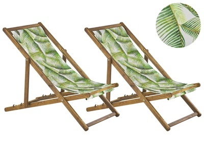 Beliani, Beliani Anzio Sonnenliege, Beliani - Liege aus Polyester Modern ANZIO, One Size, Grün
