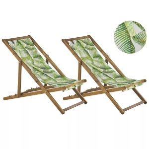 Beliani, Beliani Anzio Sonnenliege, Beliani - Liege aus Polyester Modern ANZIO, One Size, Grün