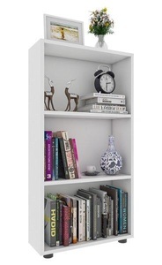 VCM, Holz Aufbewahrung Stand Regal Bücherregal Deko Bücher Standregal Bulas 3 Fächer Holz Aufbewahrung Stand Regal Bücherregal Deko Bücher Standregal Bulas 3 Fächer, VCM - Holz Aufbewahrung Stand Regal Bücherregal Deko Bücher Standregal Bulas 3 Fächer, 56cm, Weiss