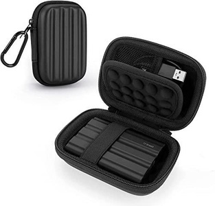Only-bags.store, Festplattengehäuse Für Samsung T7t7 Shield T7 Touch Portable Ssd 500gb 1tb 2tb, Stoßfestes Unisex Multicolor 12, Only-bags.store - Festplattengehäuse für Samsung T7/T7 Shield /T7 Touch Portable SSD 500GB 1TB 2TB, stoßfestes, 11, Schwarz