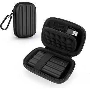 Only-bags.store, Festplattengehäuse Für Samsung T7t7 Shield T7 Touch Portable Ssd 500gb 1tb 2tb, Stoßfestes Unisex Multicolor 12, Only-bags.store - Festplattengehäuse für Samsung T7/T7 Shield /T7 Touch Portable SSD 500GB 1TB 2TB, stoßfestes, 11, Schwarz