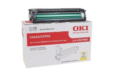OKI, Original Drum Unit, gelb OKI 43870005, Oki Fotoleitereinheit, gelb, 43870005, (20'000 Seiten)