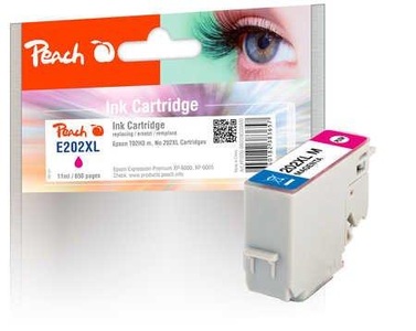 Peach, Peach Tintenpatrone XL magenta kompatibel zu Epson No. 202XL, T02H3, Peach Tinte Epson No 202XL (T02H3) Magenta