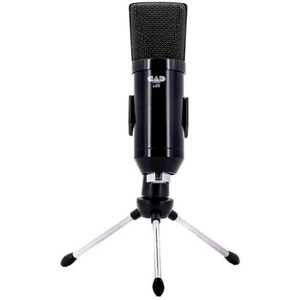 CAD Audio, CAD Audio U29 - USB Side Address Studio Mic Sprach-Mikrofon inkl. Stativ, 