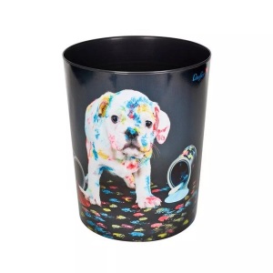 Läufer, LÄUFER Papierkorb 26663 Bunter Hund 13lt, Läufer Papierkorb Bunter Hund, 13 l