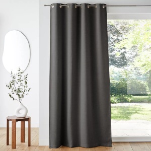 LA REDOUTE INTERIEURS, Blickdichter Vorhang Exurie Unisex Grau 140 x 250 cm, La Redoute Intérieurs - Blickdichter Vorhang Exurie, 140 x 250 cm, Grau