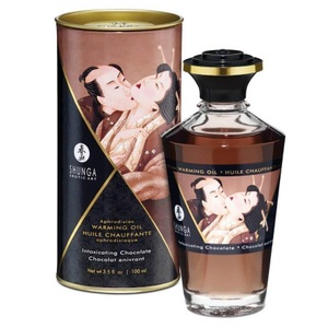Shunga, Aphrodisiac Oil, Aphrodisiac Warming Oil Sparkling Intoxicating Chocolate